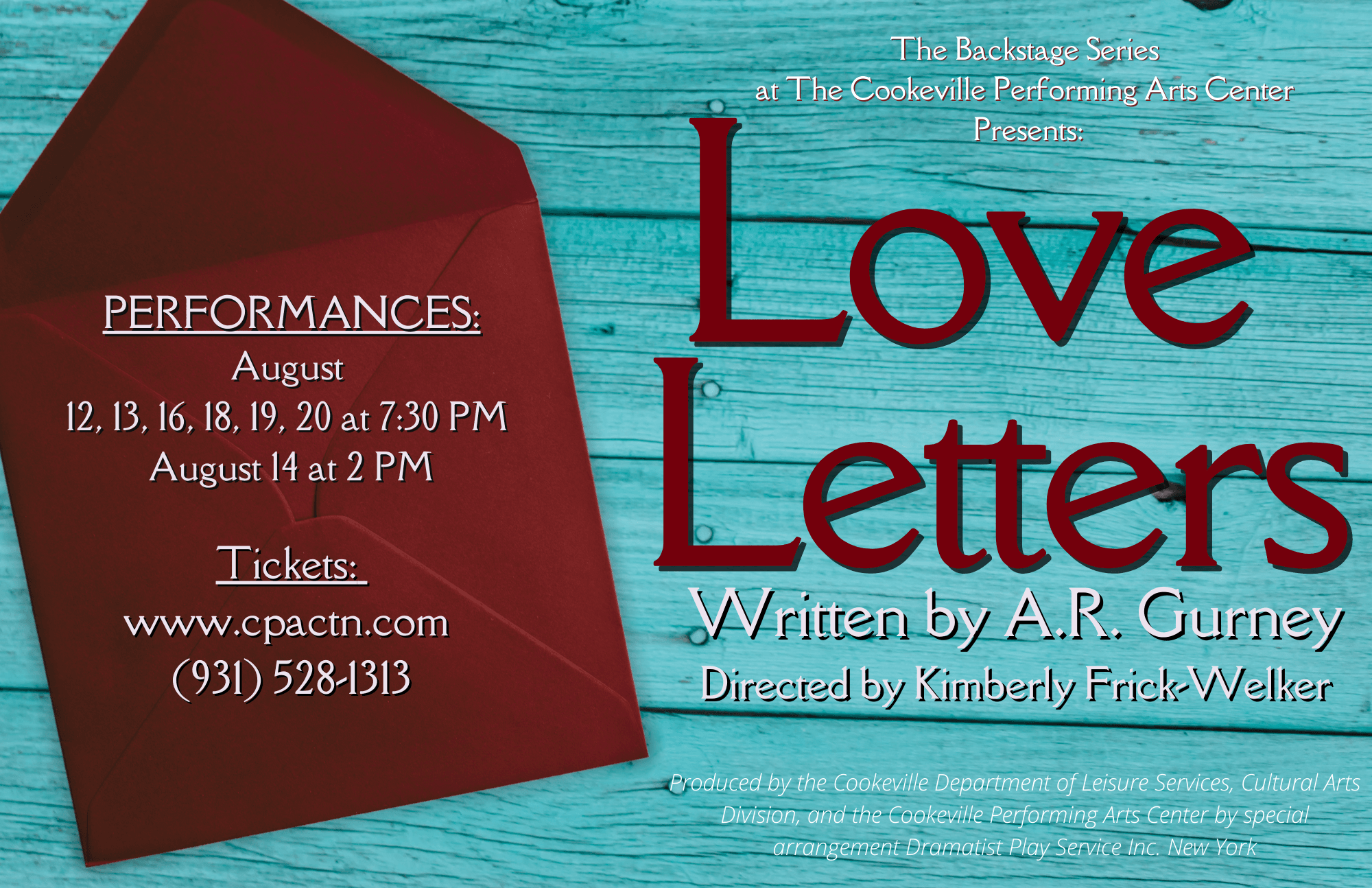 LOVE LETTERS POSTER 